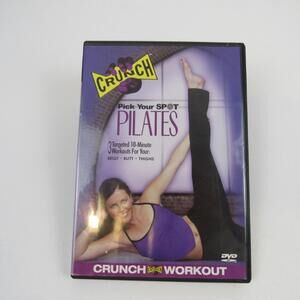 Crunch - Pick Your Spot Pilates - DVD‎ By Ellen Barrett - VERY GOOD